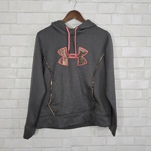Under Armour camo print hooded sweatshirt
